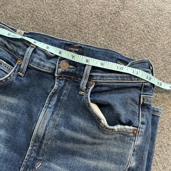 Citizens Of Humanity Chrissy Uber High Rise Skinny Distressed Jeans Size 27 - Picture 7 of 10